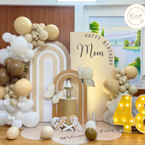 Backdrop Chúc Mừng Sinh Nhật Mẹ Yêu