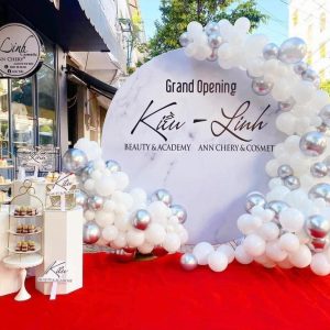 Dịch Vụ Trang Trí Backdrop Khai Trương Beauty