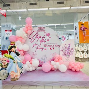 Dịch Vụ Trang Trí Backdrop Bóng Bay Ngày Quốc Tế Phụ Nữ – Một Khoảnh Khắc Đặc Biệt