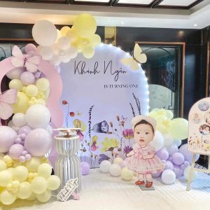Dịch Vụ Trang Trí Sinh Nhật Cho Bé Khánh Ngân