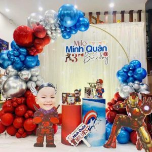Dịch Vụ Trang Trí Sinh Nhật Cho Bé Minh Quân