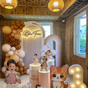 Dịch Vụ Trang Trí Bóng Bay Cho Tiệc Sinh Nhật Bé Bảo Trâm